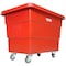 Global Industrial 8 Bushel Plastic Bulk Box Truck, Direct Mount Base, Red, 33-3/10L x 24-3/5W x 27-2/5H 800313RD - alternate 6